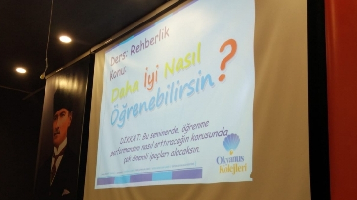 Bayrampaşa Okyanus Anadolu ve Fen Lisesinde Öğrenme Stilleri Semineri yapıldı