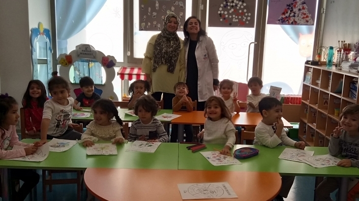 Beykent Okul Öncesi Çiçekler Grubu Aile Katılımı Etkinliğinde