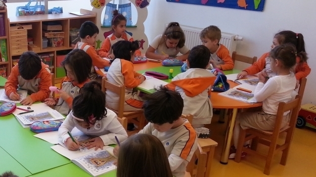 Beykent Okyanus Koleji Güneş Grubu Okuma-Yazmaya Hazırlık Çalışması