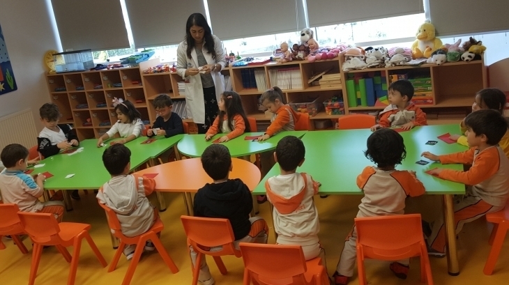 Beykent Okyanus Koleji Okul Öncesi Balıklar Grubu Öğrencileri Sanat Etkinliğinde