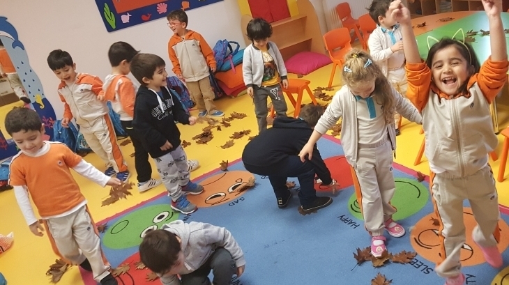 Beykent Okyanus Koleji Okul Öncesi Balıklar Grubu Öğrencileri Sanat Etkinliğinde