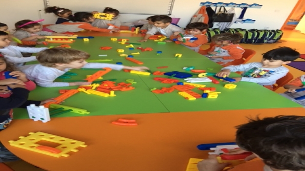 Beykent Okyanus Koleji Okul Öncesi Balıklar Grubu Öğrencileri Zeka Oyunları Etkinliğinde ;