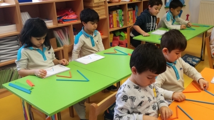 Beykent Okyanus Koleji Okul Öncesi Gökkuşağı Grubu Düşünce Becerileri Dersinde