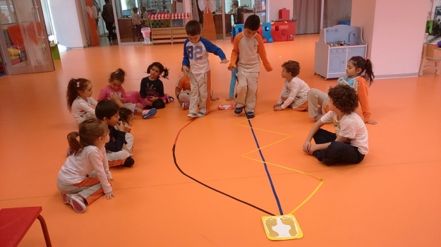 Beykent Okyanus Koleji Okul Öncesi Gökkuşağı Grubu Öğrencileri Okuma-Yazma Etkinliğinde