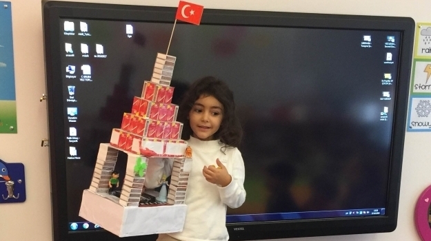 Beykent Okyanus Koleji Okul Öncesi Gökkuşağı Grubu Öğrencileri Proje Dersinde
