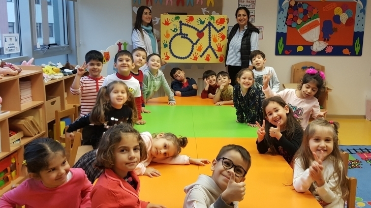 Beykent Okyanus Koleji Okul Öncesi Güneş  Grubu Öğrencileri Aile Katılımı Etkinliğinde