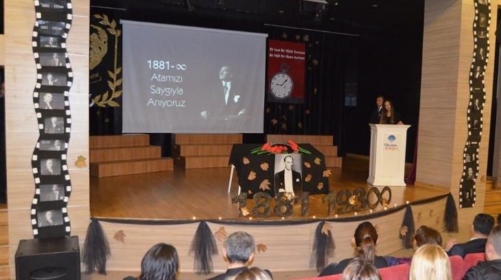 Beykent Okyanus Kolejinde Düzenlenen 10 Kasım Töreni