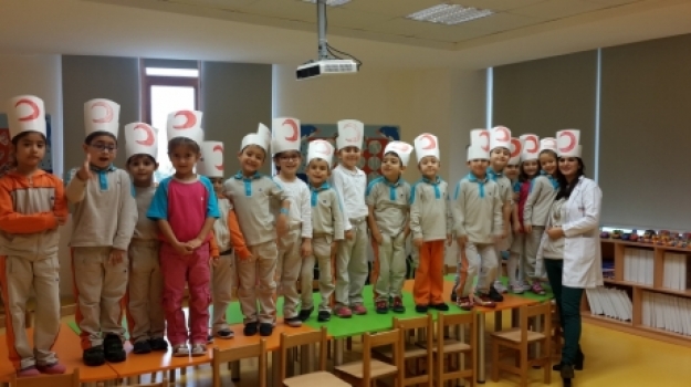 Beykent Okyanus Okul Öncesi'nde Kızılay Haftası