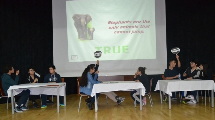 9. Sınıf Öğrencileri True-False Yarışmasında