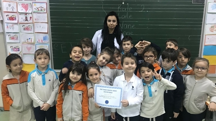 Beylikdüzü Okyanus Kolejinde Haftanın ''Örnek Sınıfı'' 1-A Seçildi...