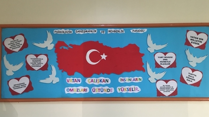 KasımAyı Rehberlik Panosu Yapıldı