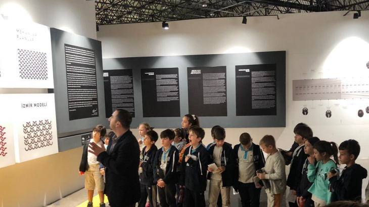 Bornova Okyanus İlkokul'u 150. Yıl Özel Şehircilik Müzesi'ni Ziyaret Ettiler