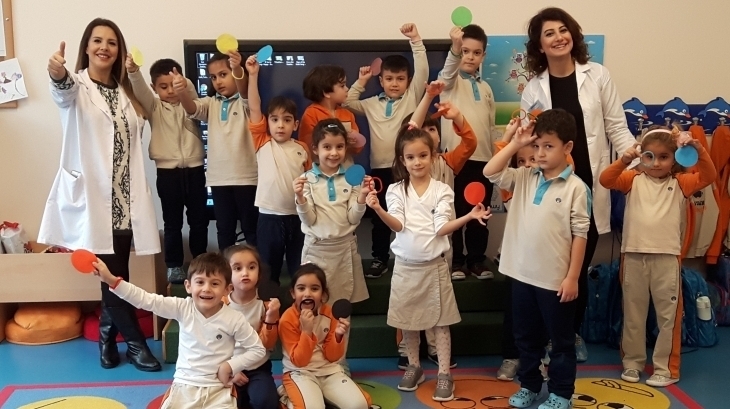 Bornova Okyanus Koleji Okul Öncesi Bulutlar ve Gezegenler sınıfı Play Time Etkinliğinde