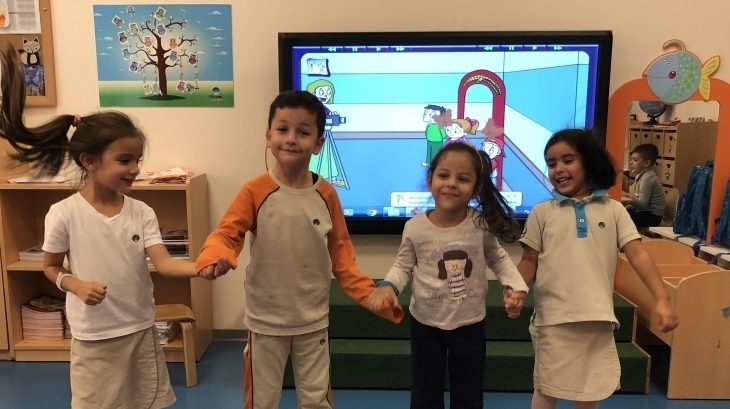 Bornova Okyanus Koleji Okul Öncesi Grubu Fastrackids Dersinde