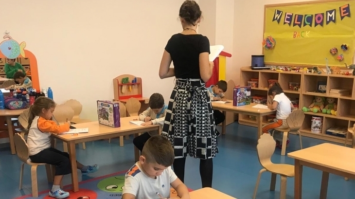 Bornova Okyanus Kolejleri Okul Öncesi Grubu Öğrencileri Temel Kabiliyetler Testinde