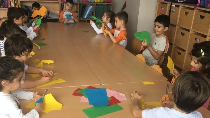 Çekmeköy Okul Öncesi Yıldızlar Grubu Sanat Etkinliğinde
