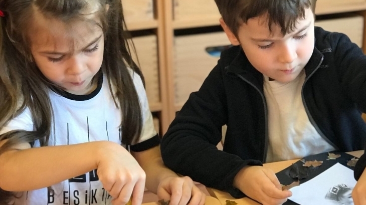 Çekmeköy Okyanus Koleji Okul Öncesi Yıldızlar Grubu Sanat Etkinliğinde