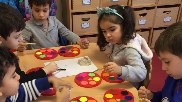 Çekmeköy Okyanus Koleji Okul Öncesi Yıldızlar Grubu Sanat Etkinliğinde
