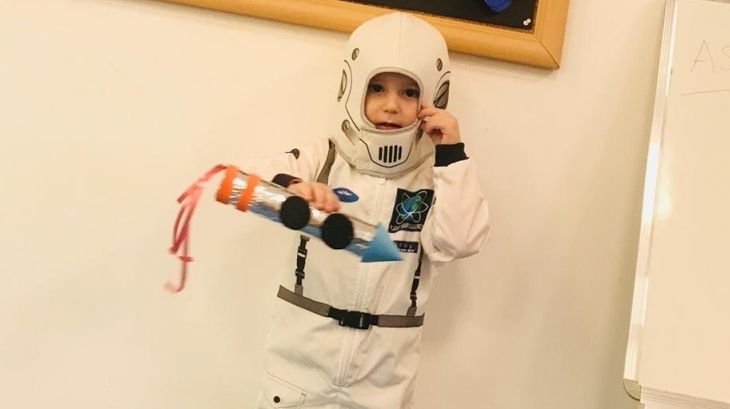 Okyanus Koleji İncek Kampüsü Okul Öncesi Çiçekler Sınıfı Astronomi Dersinde Uzay Yolculuğu Yapıyor