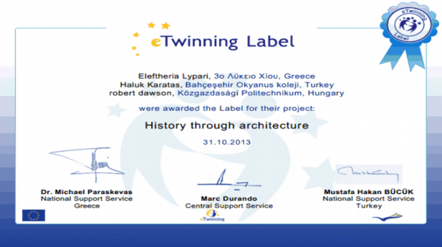 Okyanus'tan e-Twinning Tarih Projesi