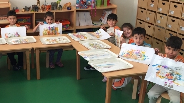 Eryaman Okul Öncesi Bölümü Gezegenler Grubu Sanat Etkinliğinde