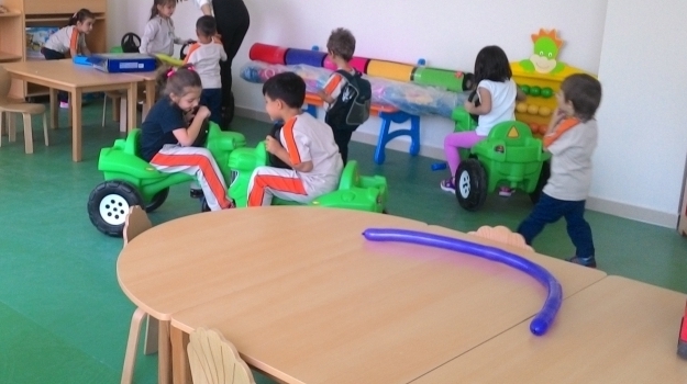 Eryaman Okul Öncesi Bölümü Güneş Grubu Öğrencileri Oyun Etkinliğinde