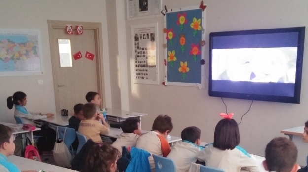 Eryaman Okyanus İlkokulu 3/A Sınıfı Film Etkinliğinde