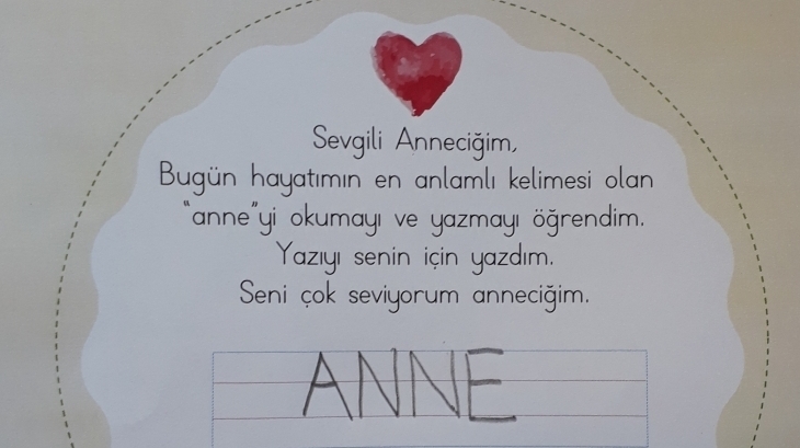 Eryaman Okyanus Koleji İlkokul Kademesi 1. Sınıf Öğrencileri Annelerine Mektup Yazdı