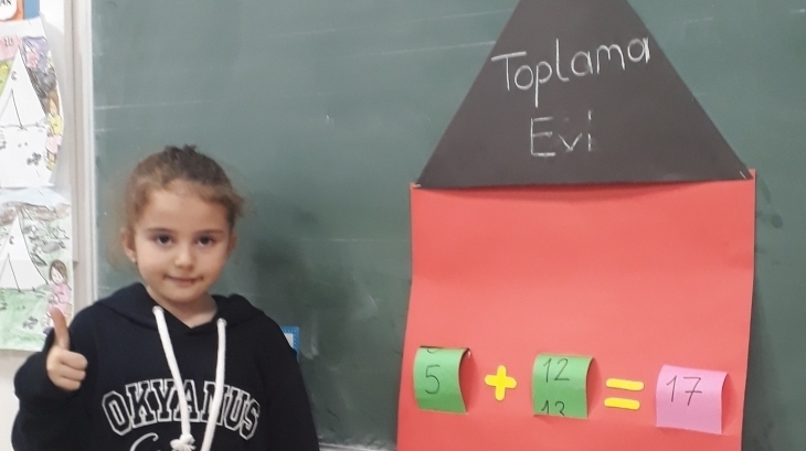 Eryaman Okyanus Koleji İlkokul Kademesi 1.Sınıf Öğrencileri Toplama İşlemini Öğrendi