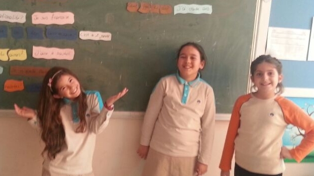 Eryaman Okyanus Koleji İlkokul Kademesi Öğrencileri Fransızca Dil Kulübü Dersinde