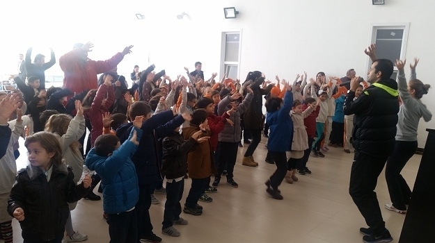Eryaman Okyanus Koleji İlkokulu Öğrencileri Sabah Sporunda