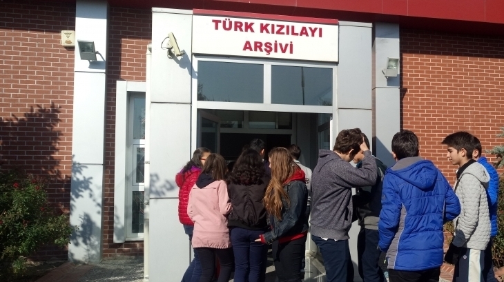 Öğrencilerimiz Kızılay Afet Yönetim Merkezinde