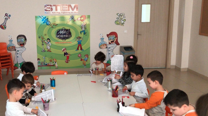 Eryaman Okyanus Koleji Okul Öncesi Öğrencilerinden A ve B Gruplarımız  Mad Sciense ile Tanıştılar.