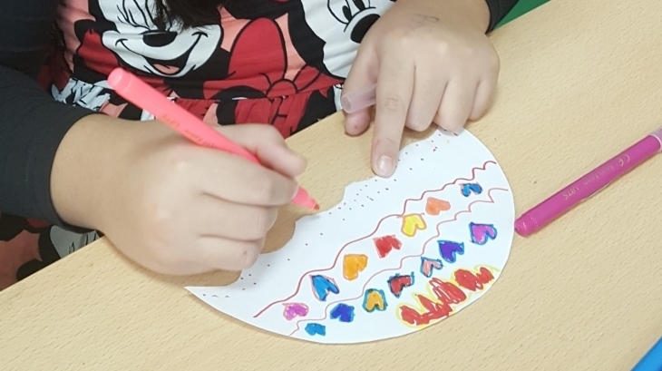 Eryaman Okyanus Koleji Okul Öncesi Bölümü Yıldızlar Sınıfı Sanat Dersinde