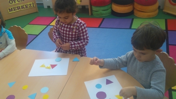 Eryaman Okyanus Koleji Okul Öncesi Bölümü Çiçekler Sınıfı Sanat Etkinliğinde