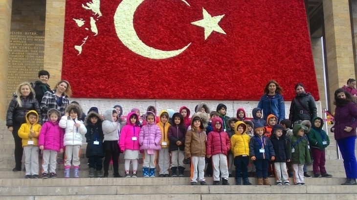 Eryaman Okyanus Koleji Okul Öncesi Kademesi Anıtkabir Ziyaretinde
