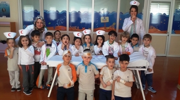 Güneşli Okul Öncesi A Grubu Öğrencileri Kızılay Haftasını Kutluyor