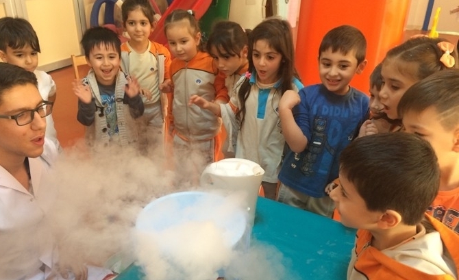 Güneşli Okyanus Koleji Okul Öncesi Öğrencileri Mad Scıence Etkinliğinde