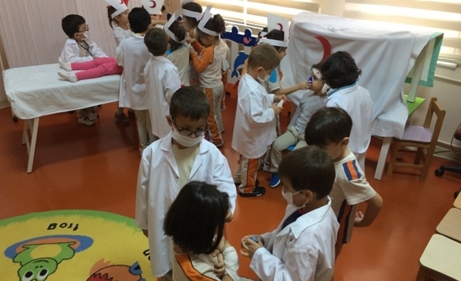 Güneşli Okyanus Koleji Okul Öncesi A Grubu Öğrencileri Kızılay Etkinliğinde