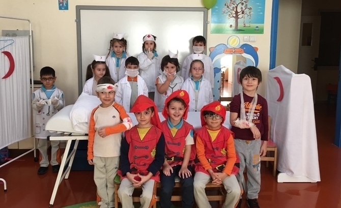 Güneşli Okyanus Koleji Okul Öncesi A ve B Grubu Öğrencileri Kızılay Etkinliğinde