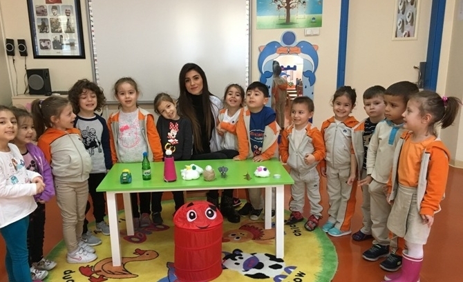 Güneşli Okyanus Koleji Okul Öncesi Balıklar Grubu Oyun Etkinliğinde