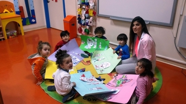 Güneşli Okyanus Koleji Okul Öncesi Rüzgarlar Grubu Sanat Etkinliğinde