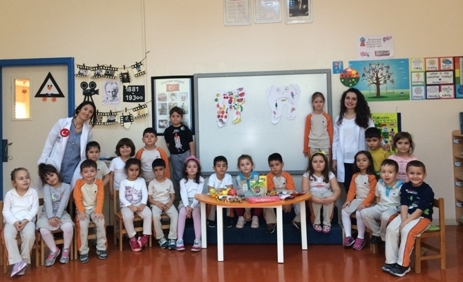 Güneşli Okyanus Koleji Okul Öncesi Yıldızlar Grubu Bilingual Dersinde