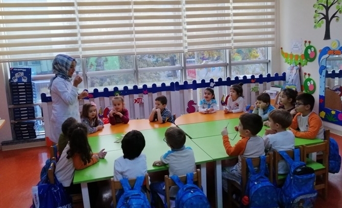 Güneşli Okyanus Koleji Okul Öncesi Yıldızlar Grubu Okuma Yazmaya Hazırlık Dersinde