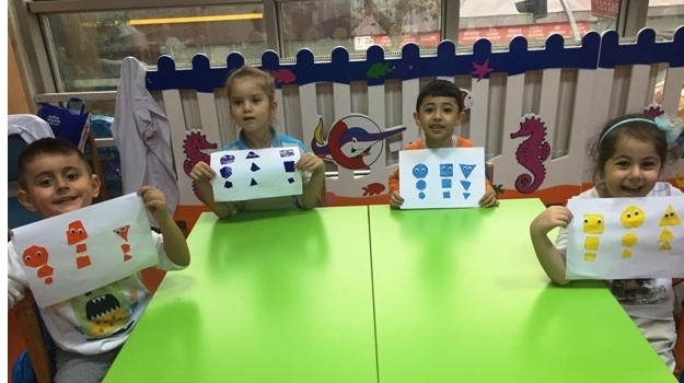 Güneşli Okyanus Koleji Okul Öncesi Yıldızlar Grubu Sıralama Yapıyor