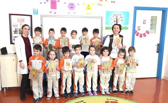 Güneşli Okyanus Koleji Okul Öncesi Yunuslar Grubu Aile Katılımı Etkinliğinde