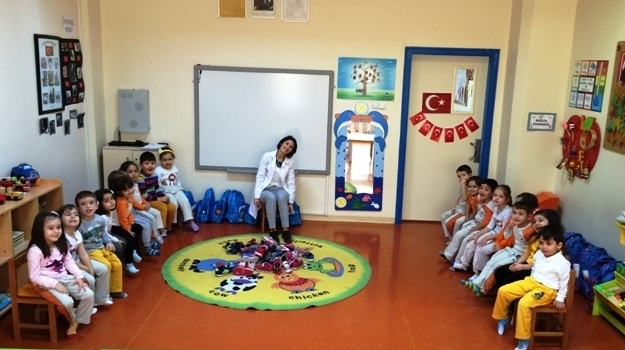 Güneşli Okyanus Koleji Okul Öncesi Yunuslar Grubu Oyun Etkinliğinde