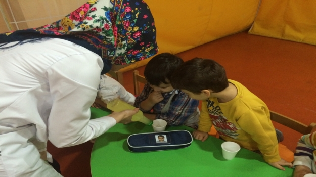 Güneşli Okyanus Anasınıfı Öğrencileri Öğrendiklerini Pekiştiriyor