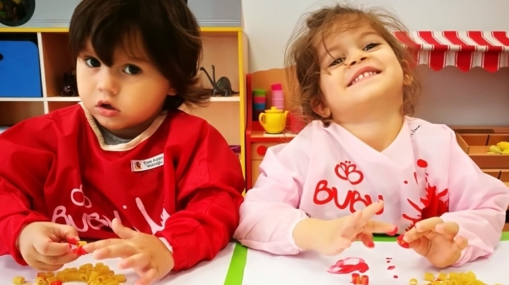 Halkalı Okul Öncesi Çiçekler Grubu Öğrencileri Sanat Etkinliğinde