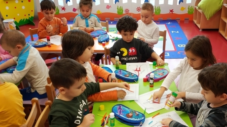 Halkalı Okul Öncesi  Deniz Yıldızı Grubu Fastrackids Dersinde